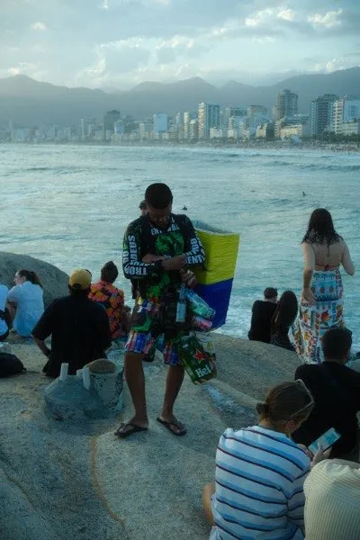 Beachside chopp on Copacabana