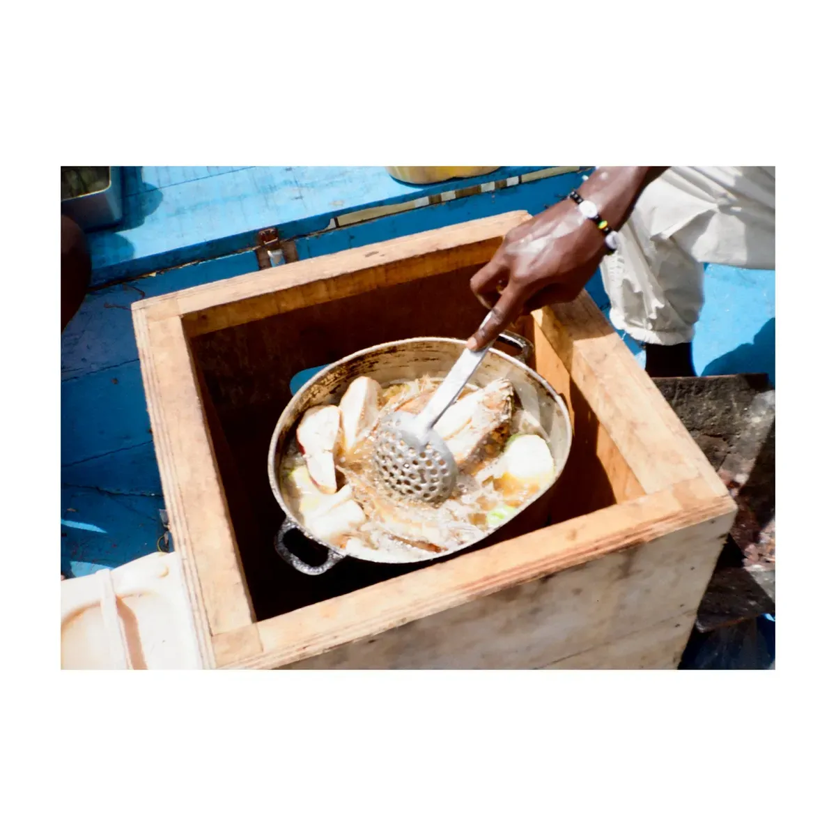 Thieboudienne cooking