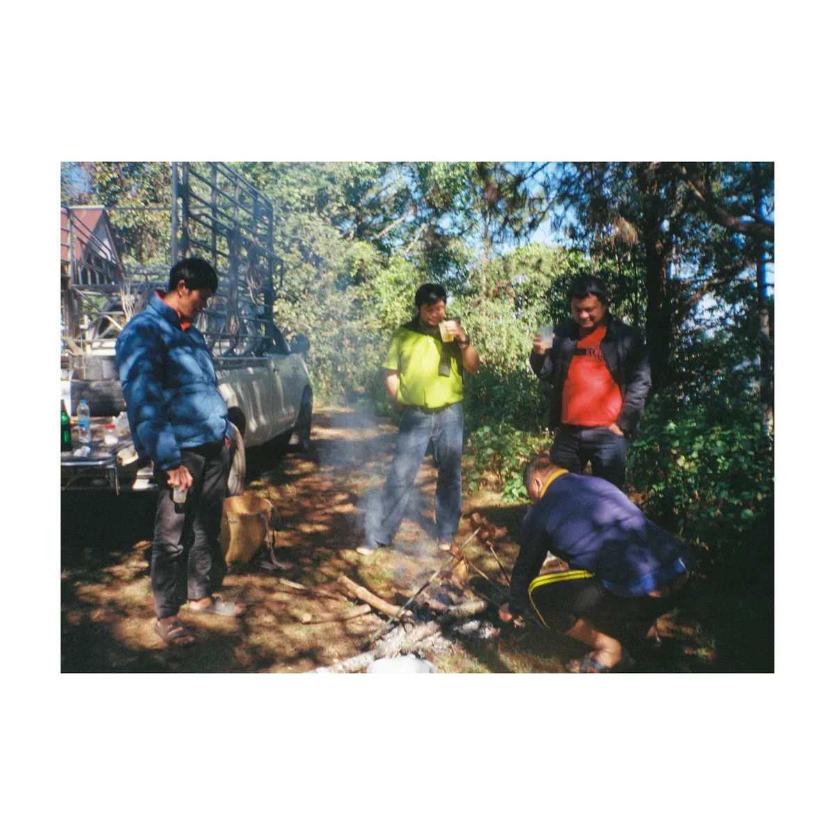 Whiskey sodas with the locals